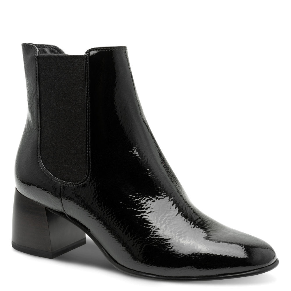 Tamaris 25327 Ankle Boot-Black Patent