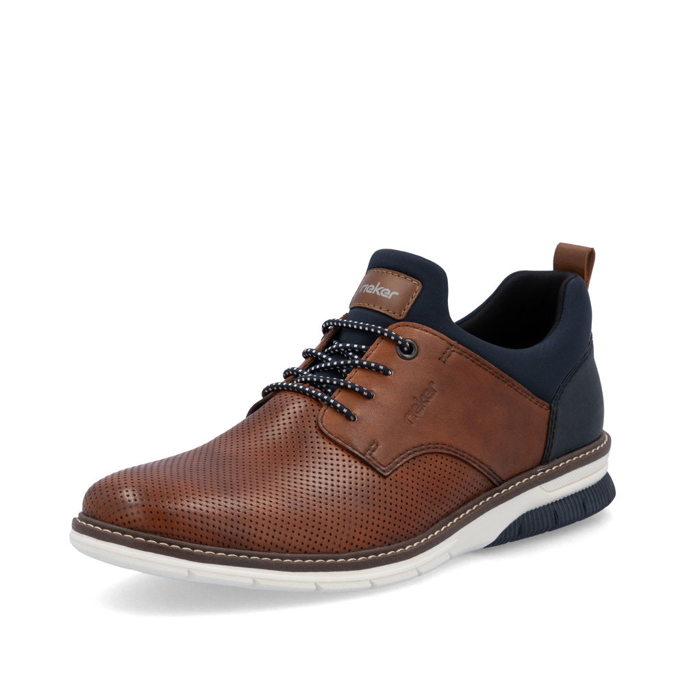 Rieker 14450-22 Mens Shoes-Tan