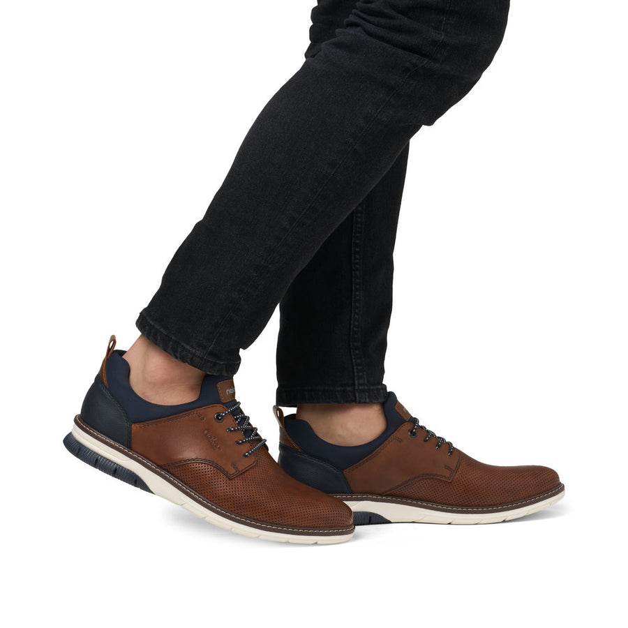 Rieker 14450-22 Mens Shoes-Tan