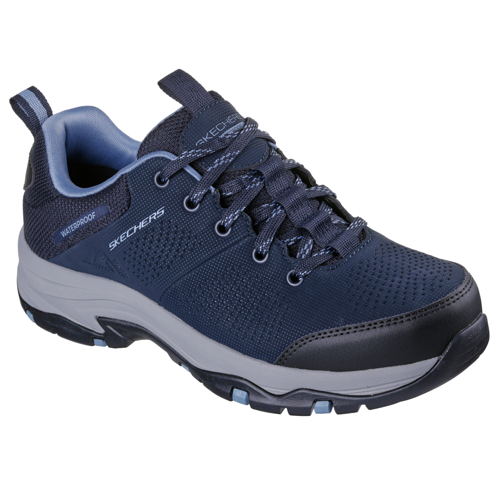 Skechers 180119 Ladies Trainer-Navy/Grey