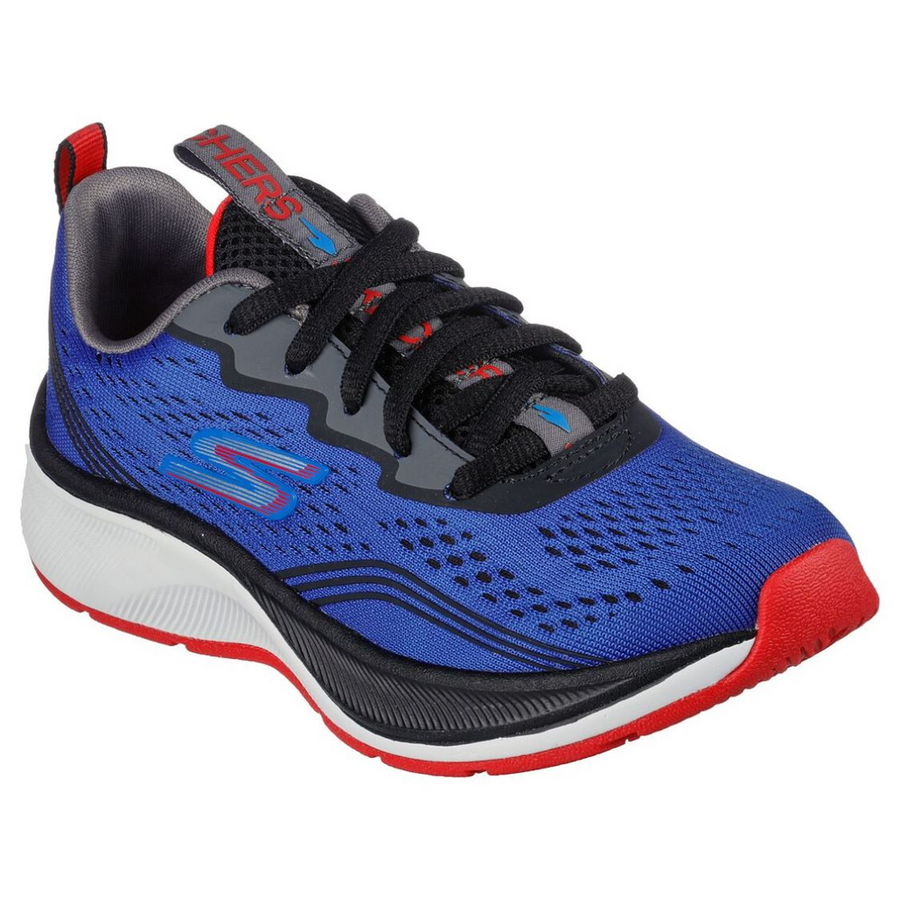 Skechers 403951 Boys Trainer-Royal/Black