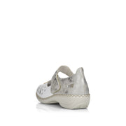 Rieker 41368-80 Ladies Shoes-White/Beige