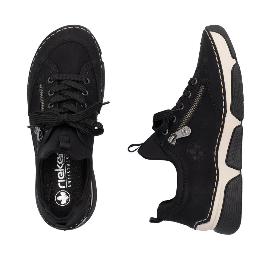 Rieker 45973-00 Ladies' Shoes-Black