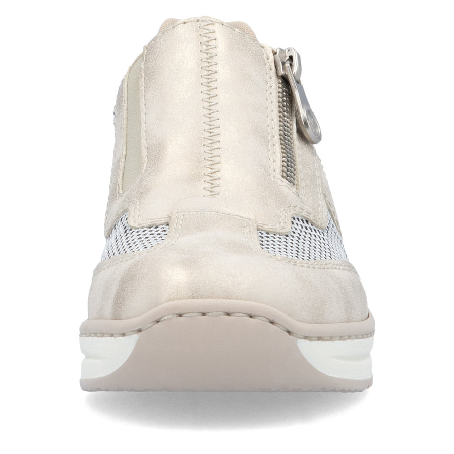 Rieker 48760-60 Ladies Shoes-Beige/White