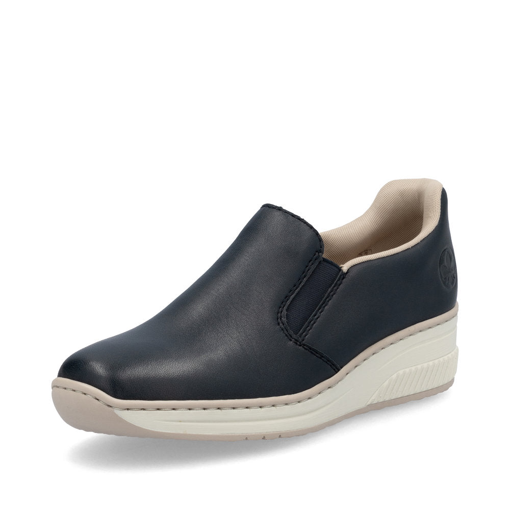 Rieker 48761-14 Shoes-Navy
