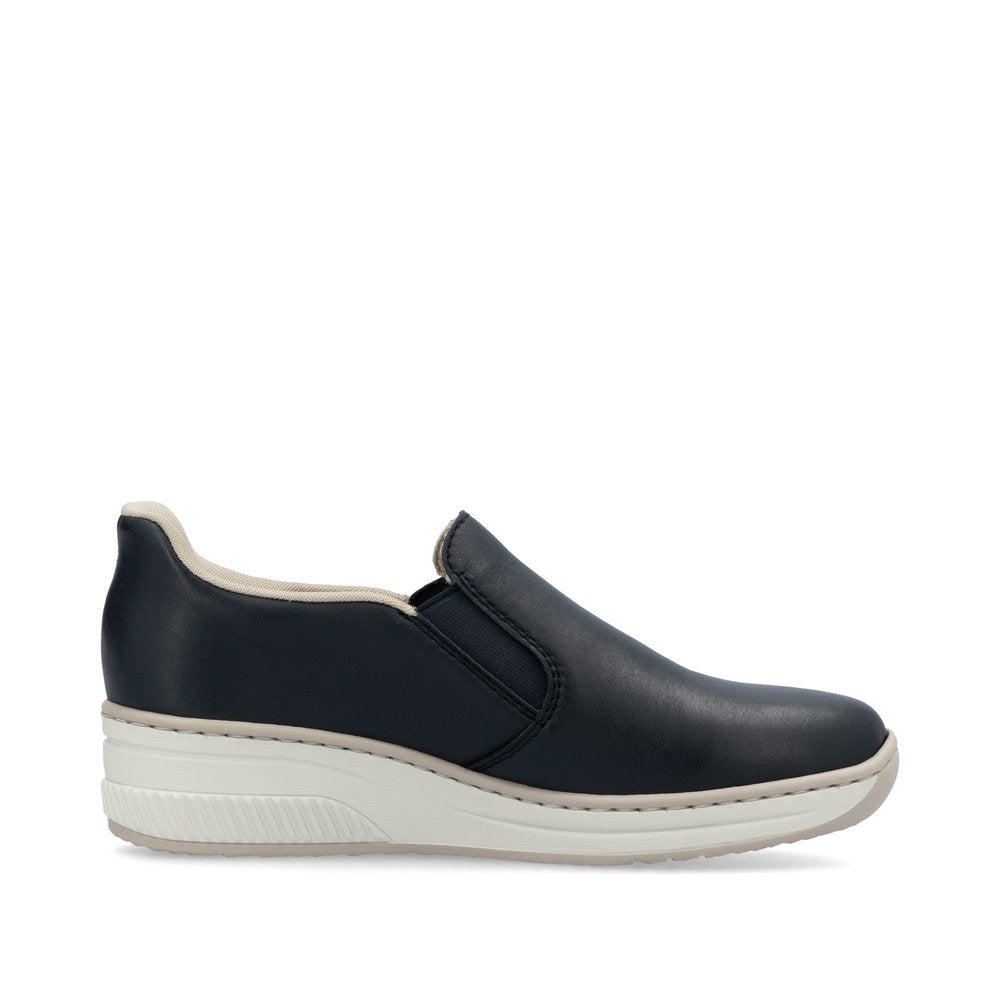 Rieker 48761-14 Shoes-Navy