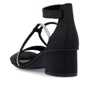Rieker 64654-00 Sandals-Black