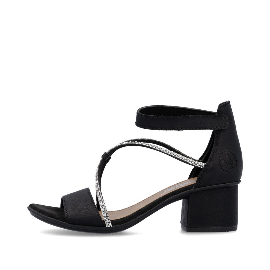 Rieker 64654-00 Sandals-Black