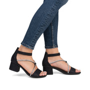 Rieker 64654-00 Sandals-Black