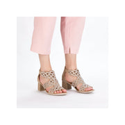 Rieker 64773-61 Ladies Heels-Beige Glam