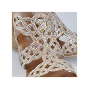 Rieker 64773-61 Ladies Heels-Beige Glam