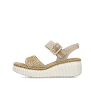 Rieker 69176 Wedge Sandals-Ginger