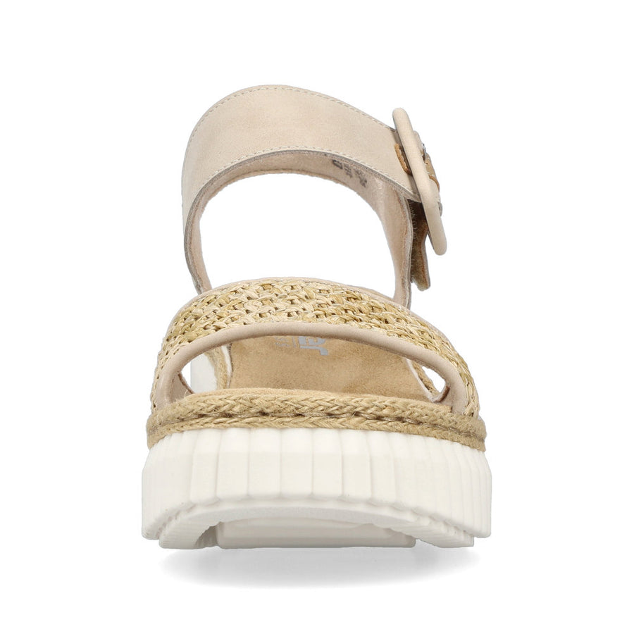 Rieker 69176 Wedge Sandals-Ginger