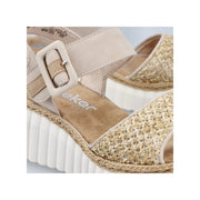 Rieker 69176 Wedge Sandals-Ginger