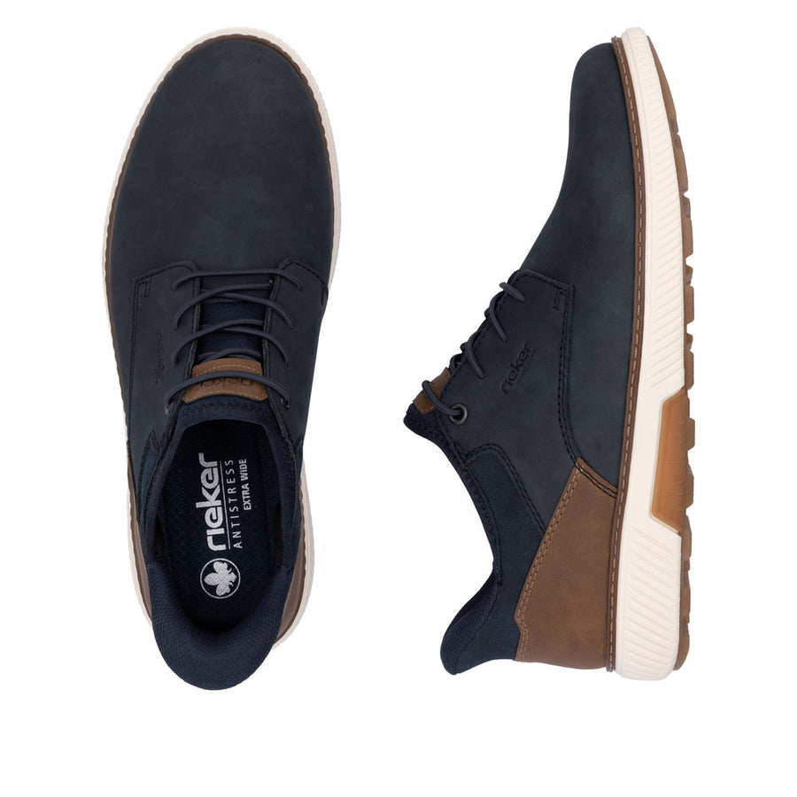 Rieker B3357 Mens Shoes-Navy