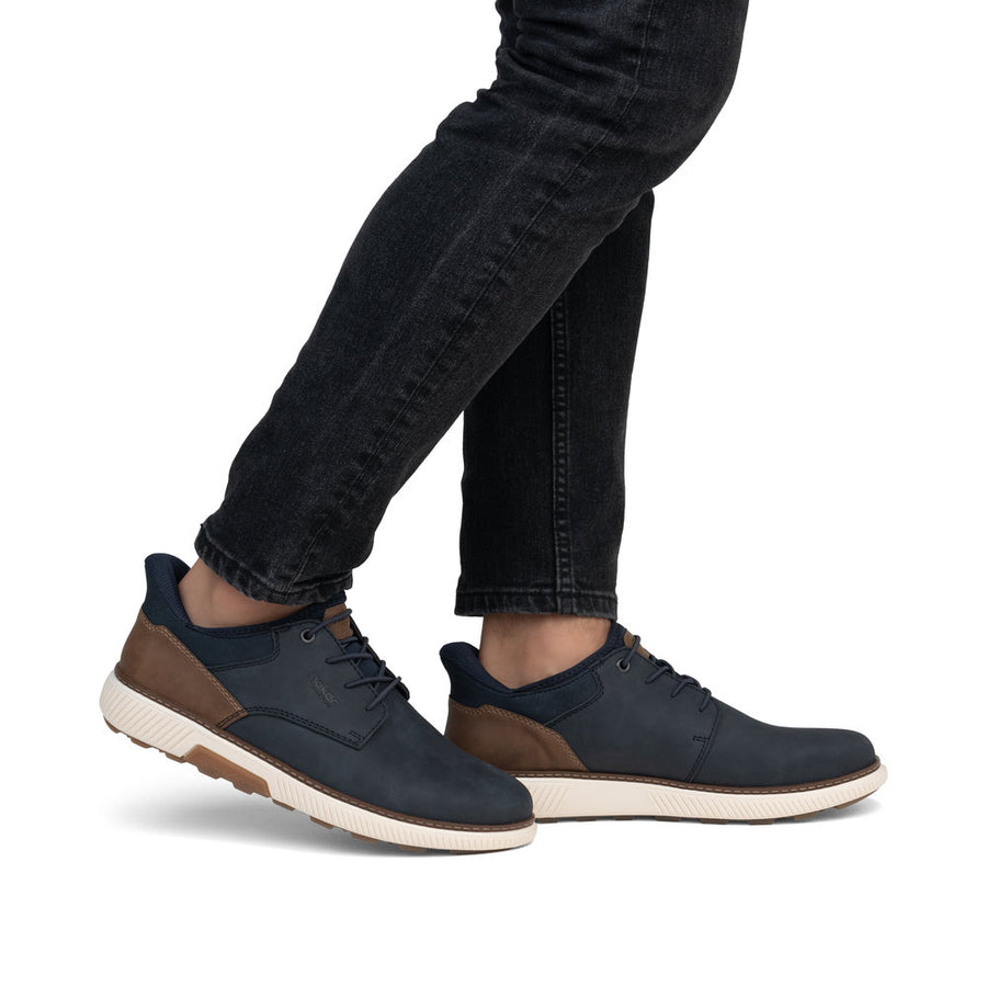 Rieker B3357 Mens Shoes-Navy