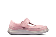 Clarks Crest Sky T-2 Shoes-Pink Lea F