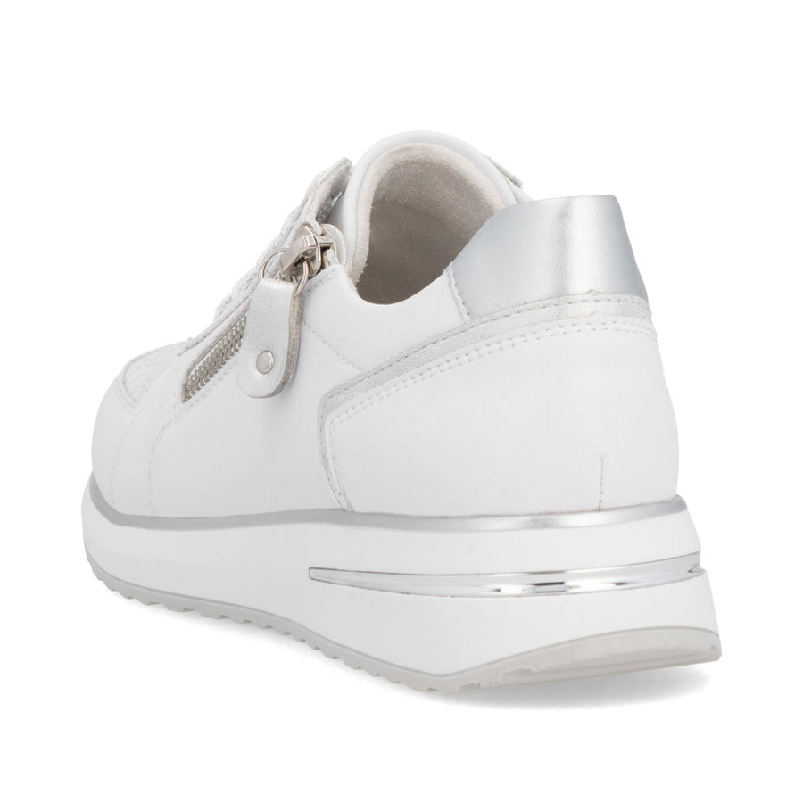 Remonte D1G10-80 Sneakers-White/Silver
