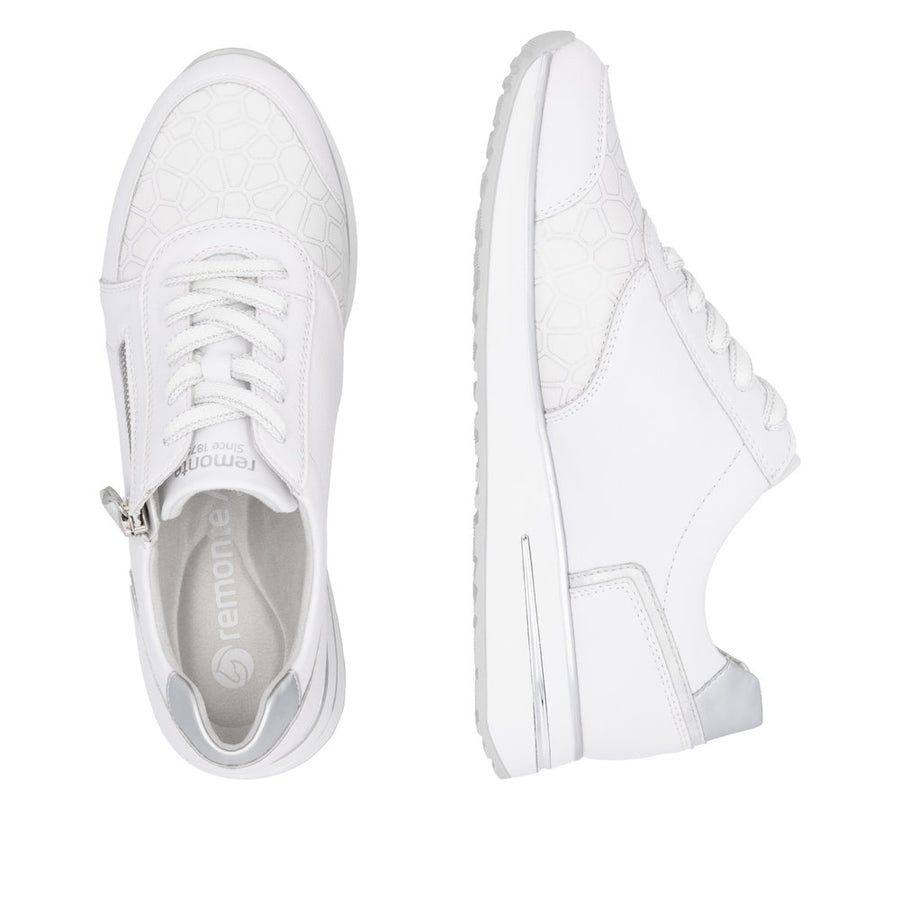 Remonte D1G10-80 Sneakers-White/Silver