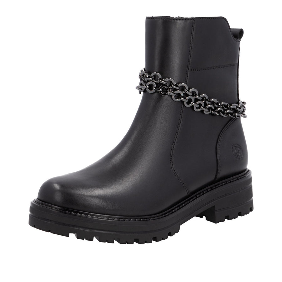 Remonte D2285 Ankle Boot-Black