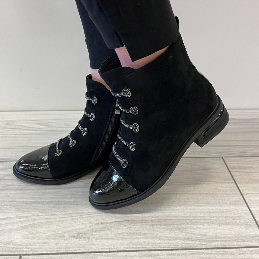 Redz D6415 Ankle Boot-BLACK