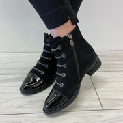 Redz D6415 Ankle Boot-BLACK