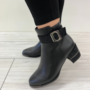 Redz F2170 Ankle Boot-BLACK