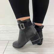 Redz F2170 Ankle Boot-BLACK