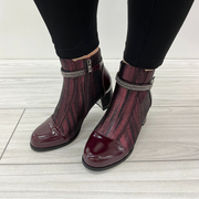 Redz H701 Ankle Boot-WINE