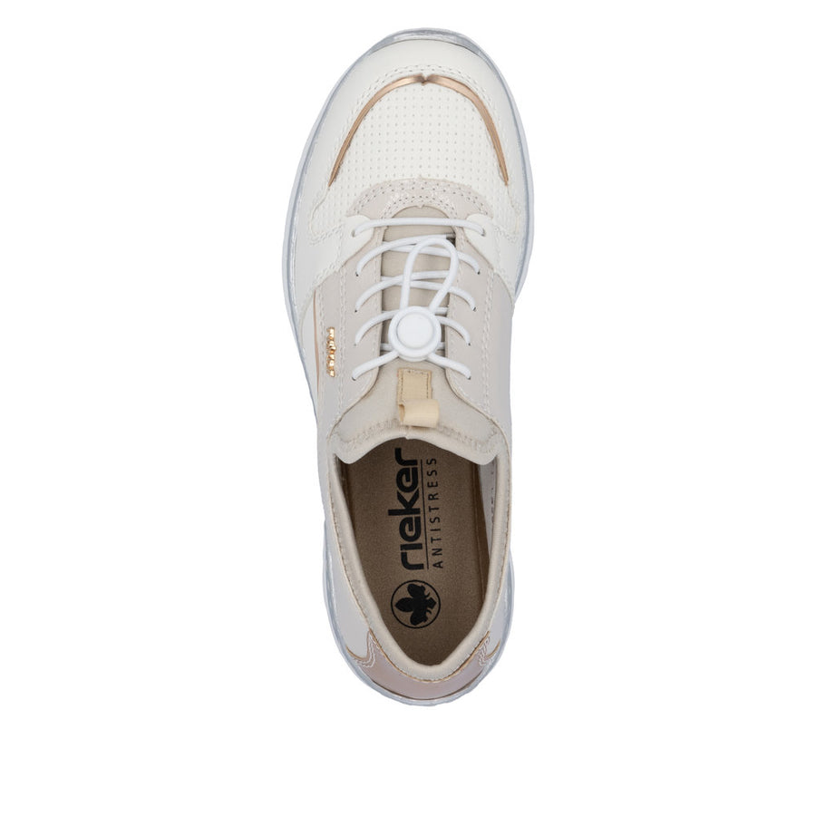 Rieker L3294-80 Trainers-Off White