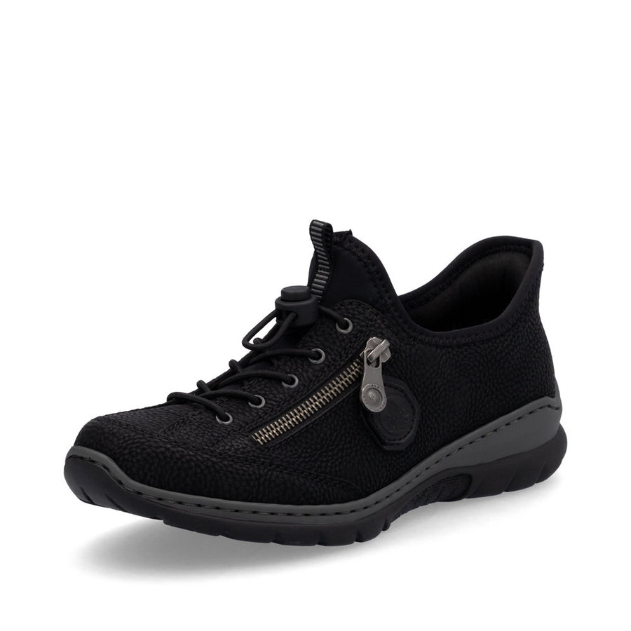 Rieker L32F1-00 Ladies Sneaker-Black