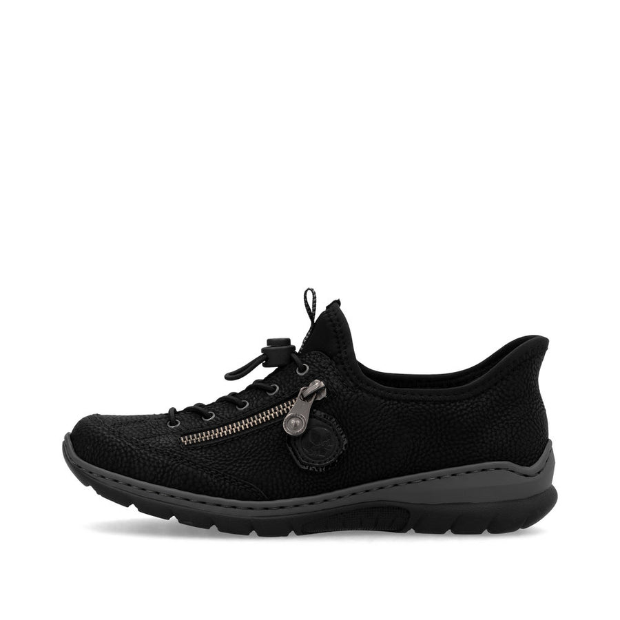 Rieker L32F1-00 Ladies Sneaker-Black
