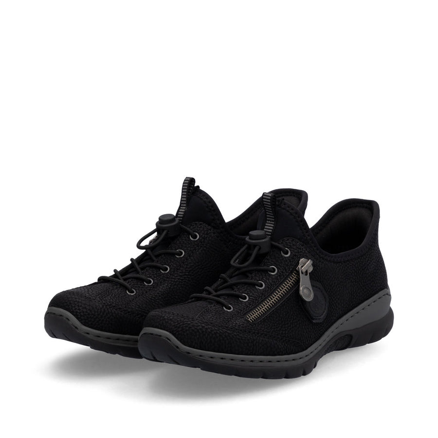 Rieker L32F1-00 Ladies Sneaker-Black