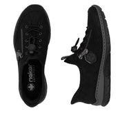 Rieker L32F1-00 Ladies Sneaker-Black