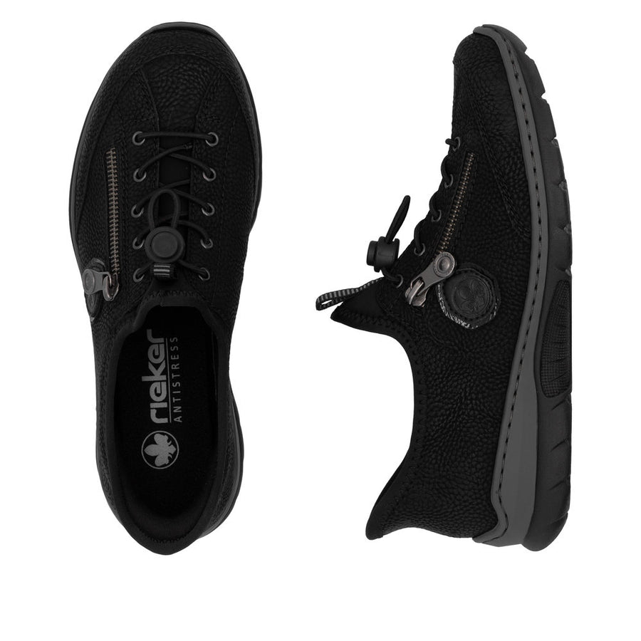 Rieker L32F1-00 Ladies Sneaker-Black