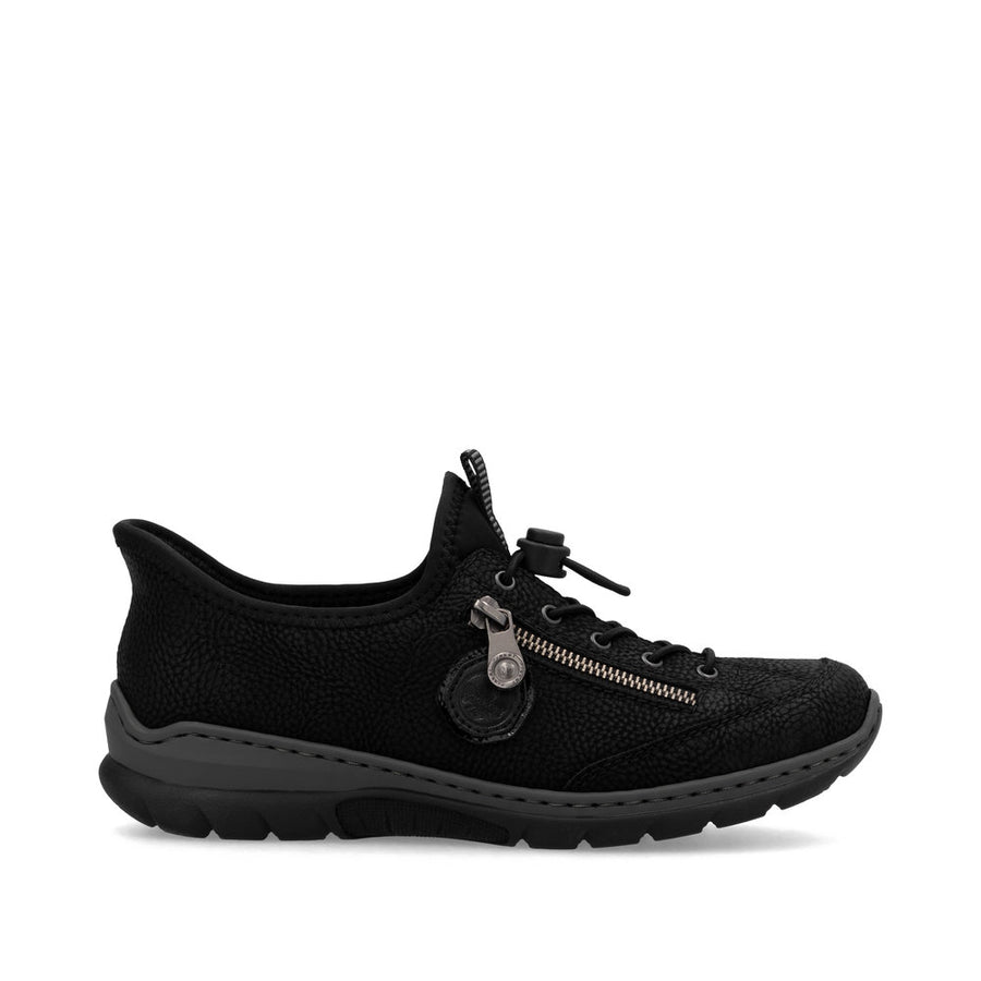 Rieker L32F1-00 Ladies Sneaker-Black