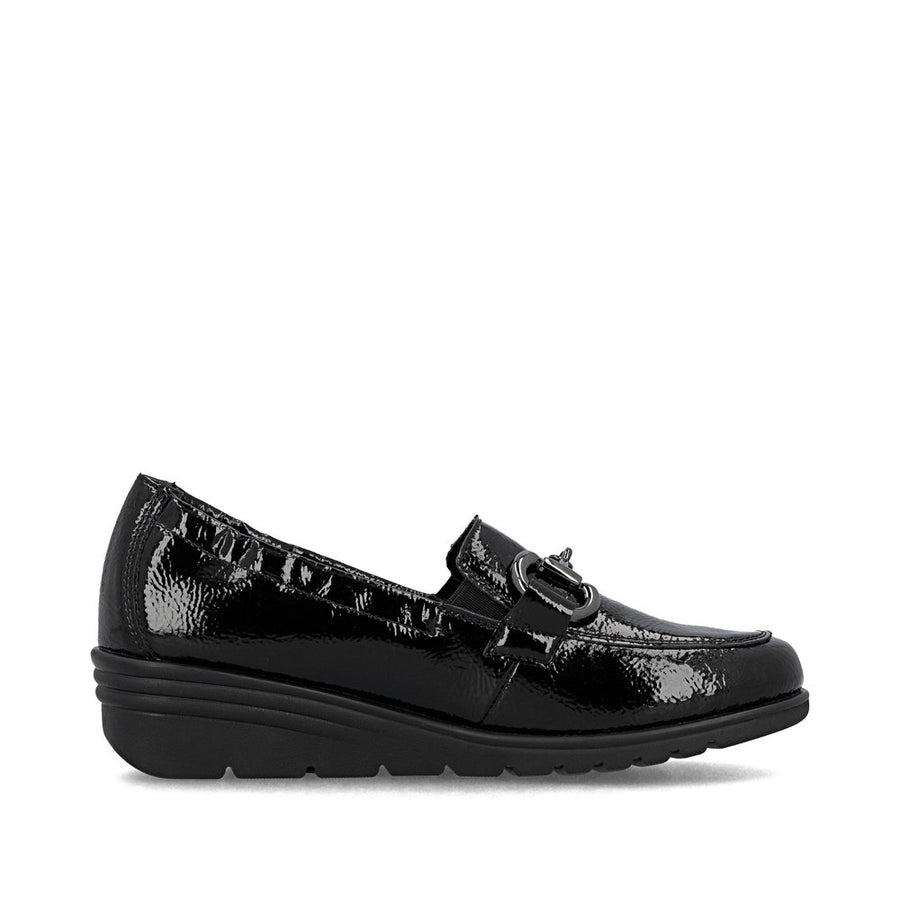 Rieker L5352-00 Ladies' Shoes-Black