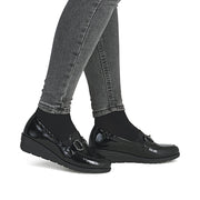 Rieker L5352-00 Ladies' Shoes-Black