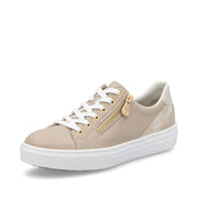 Rieker L5900-62 Ladies Sneaker-Beige
