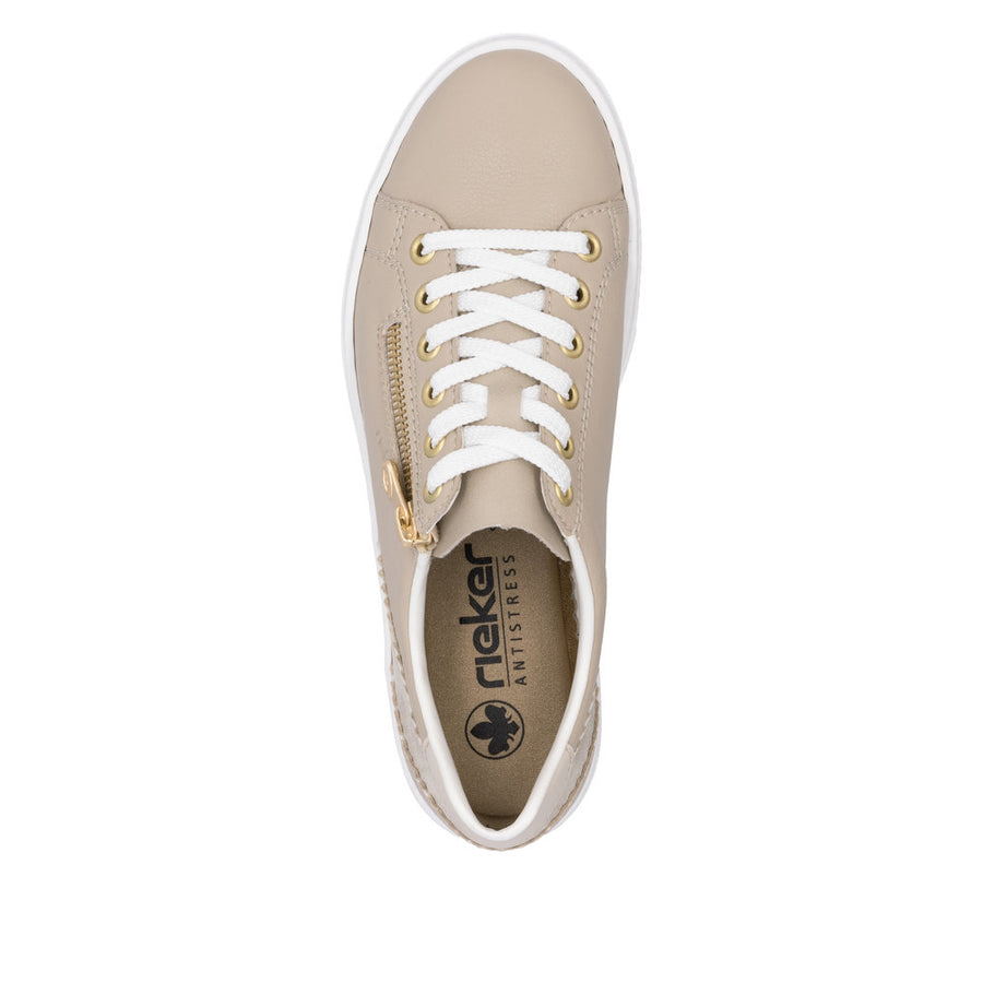 Rieker L5900-62 Ladies Sneaker-Beige