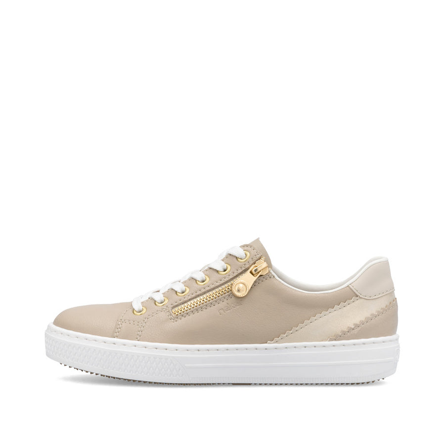 Rieker L5900-62 Ladies Sneaker-Beige