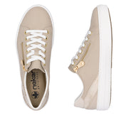 Rieker L5900-62 Ladies Sneaker-Beige