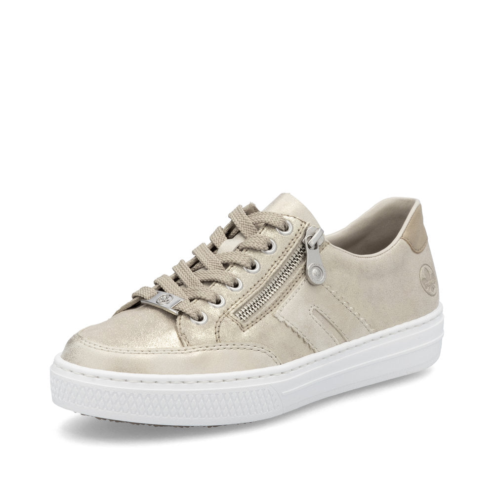 Rieker L5903-62 Trainers-Beige Metallic