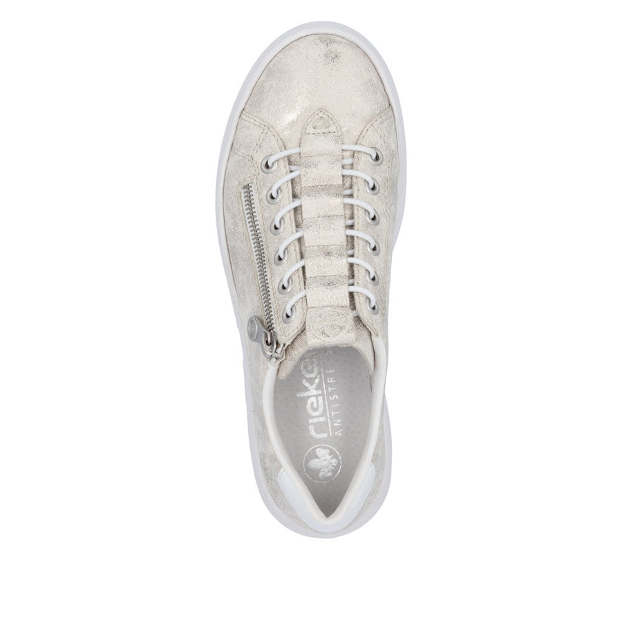 Rieker M1953-60 Trainers-Beige/Gold
