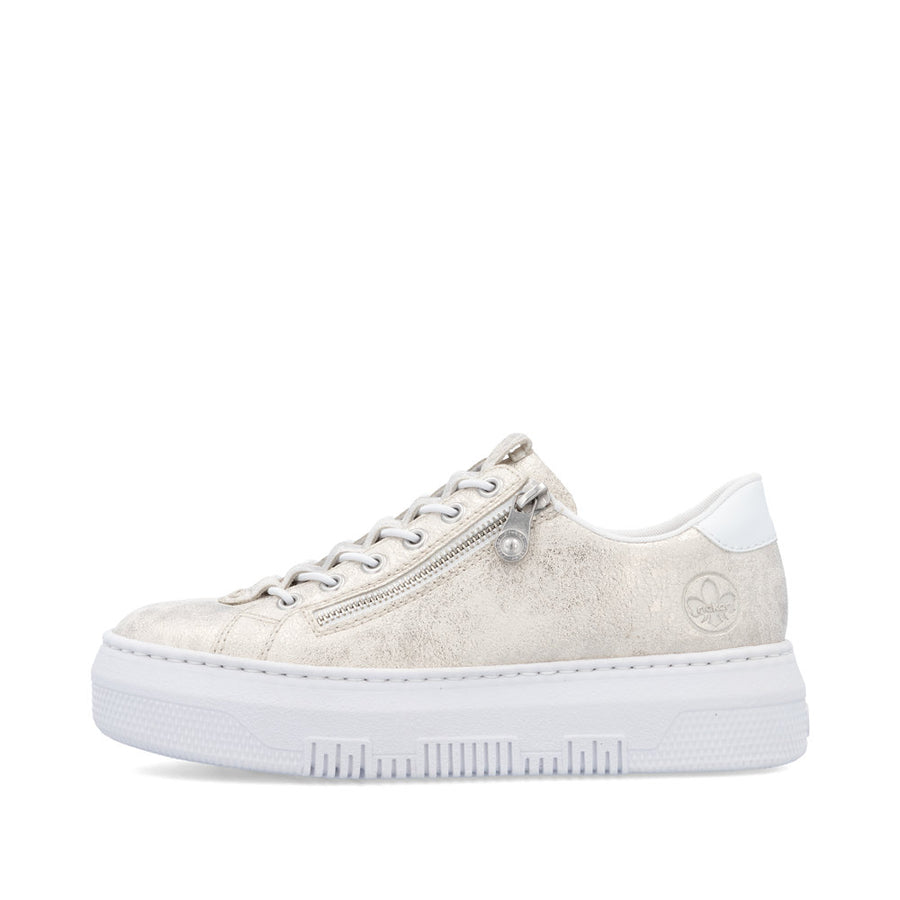 Rieker M1953-60 Trainers-Beige/Gold