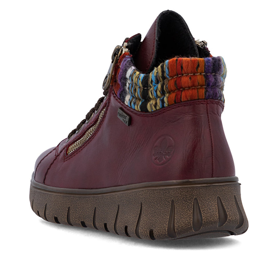 Rieker N1305 Ankle Boots-Burg Multi
