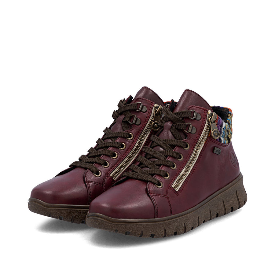 Rieker N1305 Ankle Boots-Burg Multi