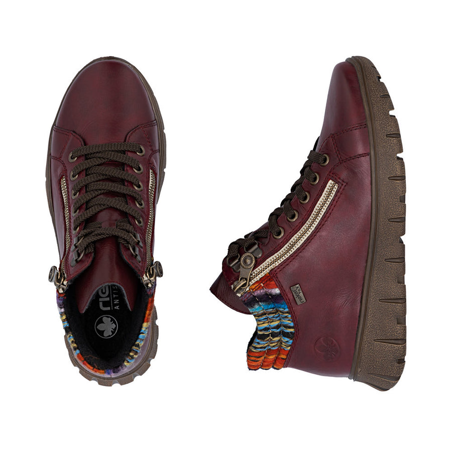 Rieker N1305 Ankle Boots-Burg Multi