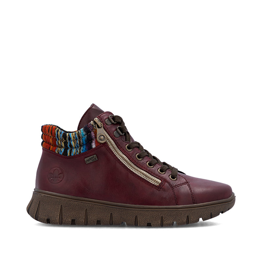 Rieker N1305 Ankle Boots-Burg Multi