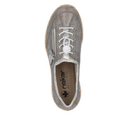 Rieker N4263-40 Ladies Sneaker-Grey Multi